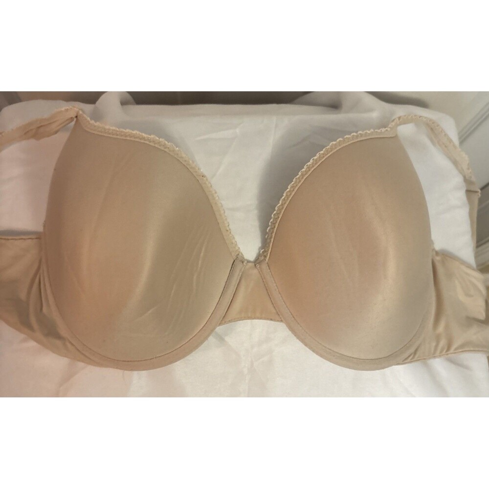 Victoria Secret Body By Victoria Perfect Shape Padded Push-Up Beige Bra, Sz 40DD - Picture 3 of 10